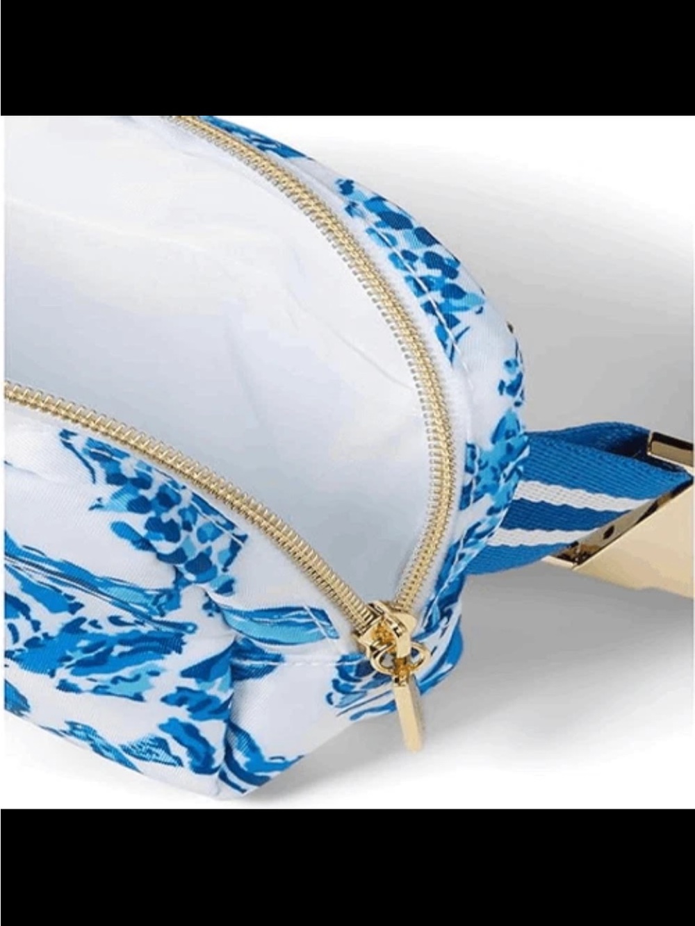NWOT. LILLY PULITZER Jeanie Belt Bag Resort White Shell Collector - Picture 6 of 9
